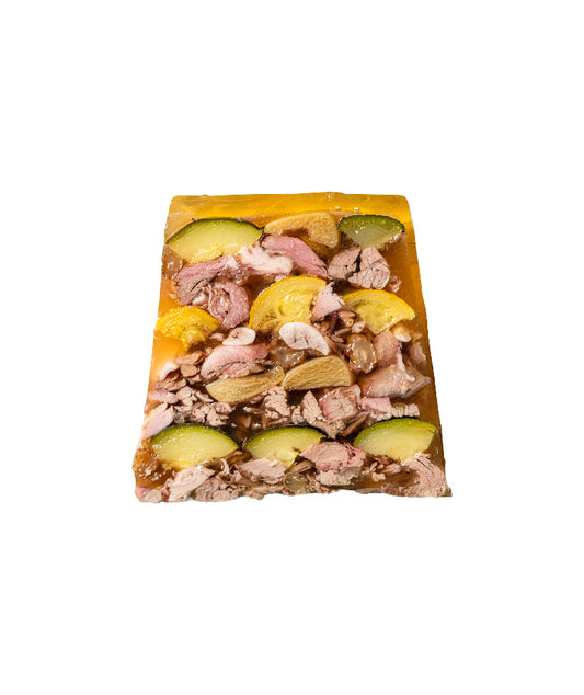 Terrine tajine d'agneau et volaille des Landes