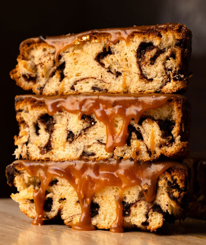 Babka Pie brownie caramel