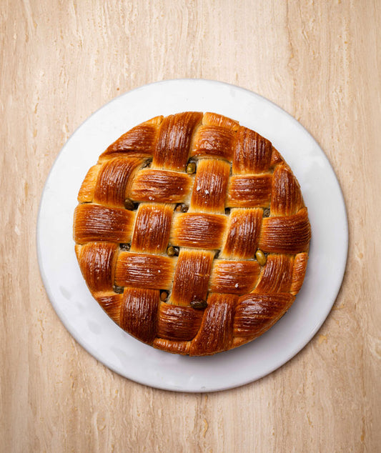 Babka des Rois pistache d’Iran et fleur de sel