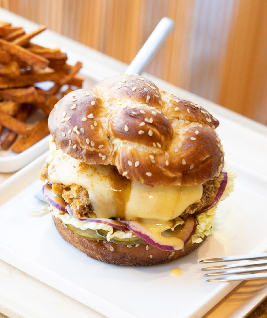 Burger de Poulet frit