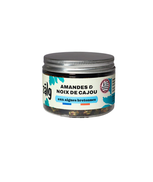 Amandes et noix de cajou aux algues bretonnes