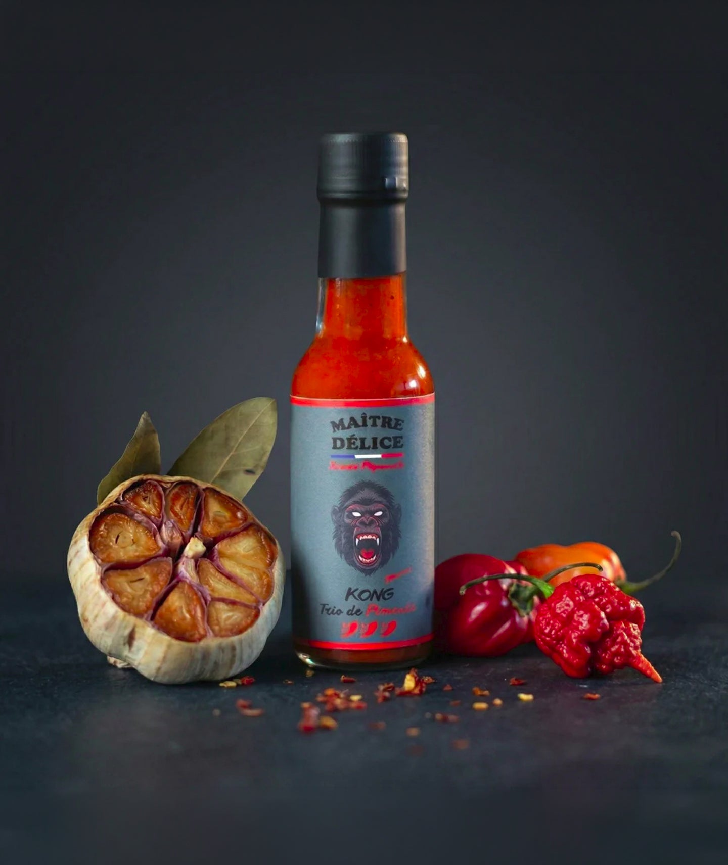 Sauce Xtreme trio de piments - Kong