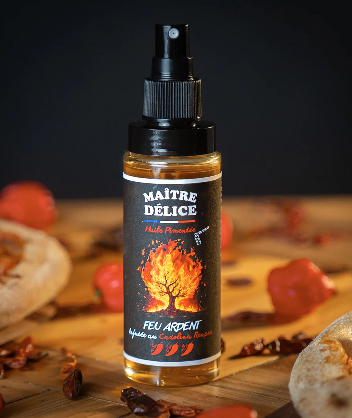Huile Pimentée en Spray - Feu Ardent