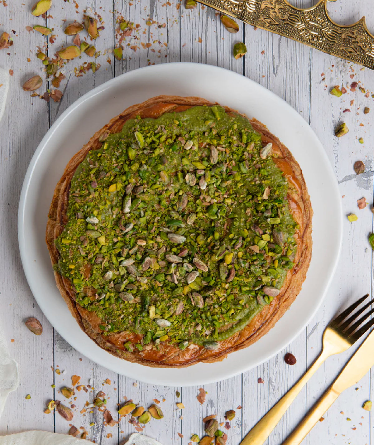Galette pistache - 6 personnes