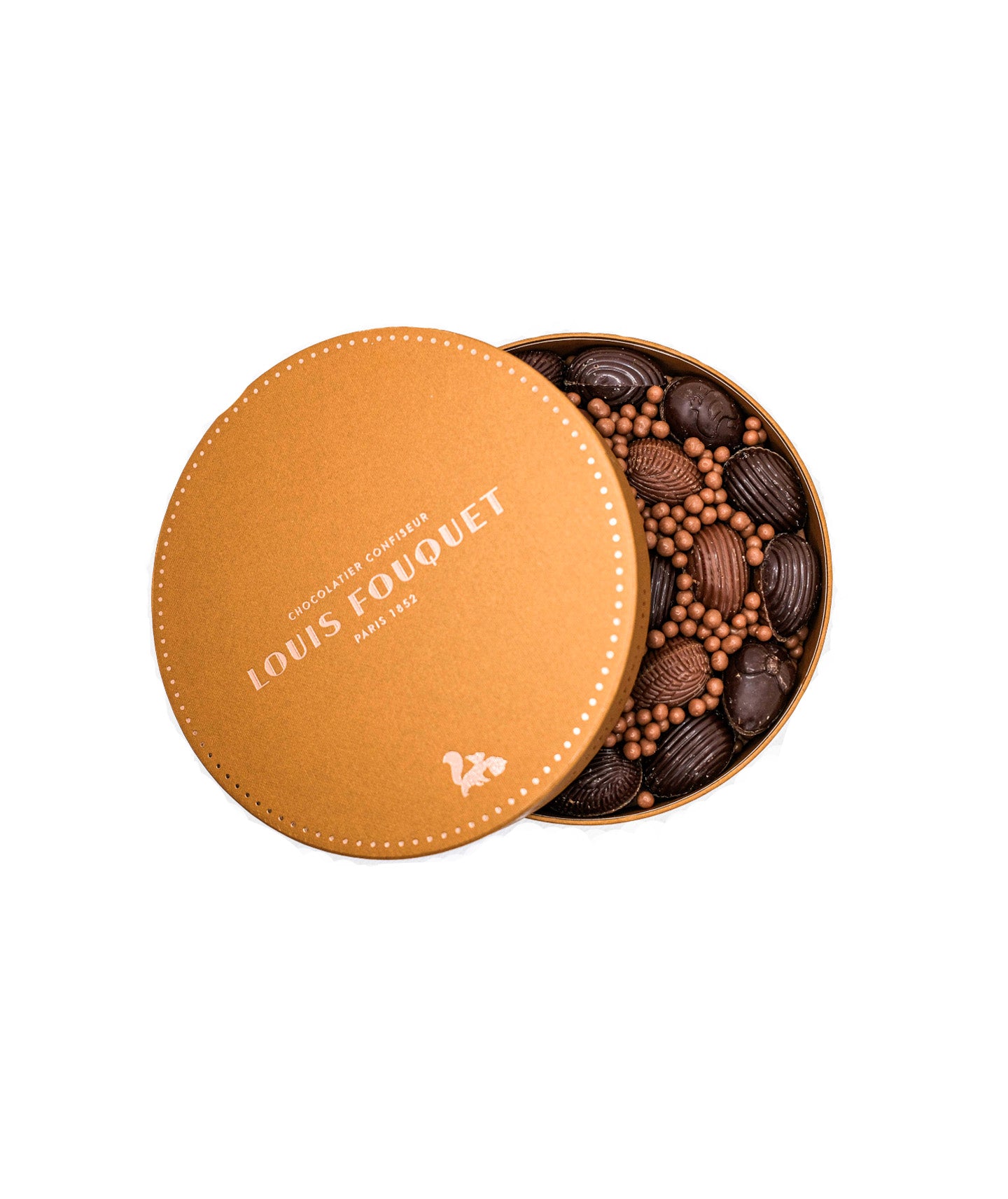 La boîte ronde d'oeufs praliné - 242g