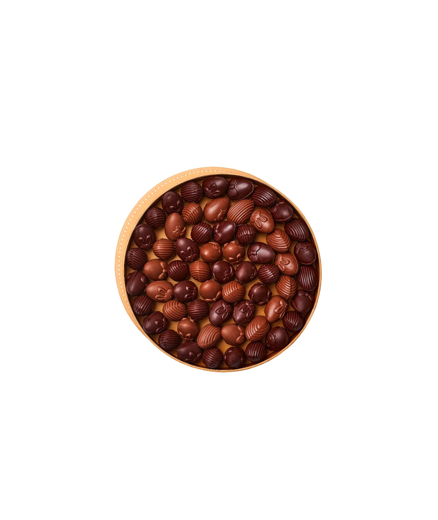 La boîte ronde d'oeufs praliné - 454g
