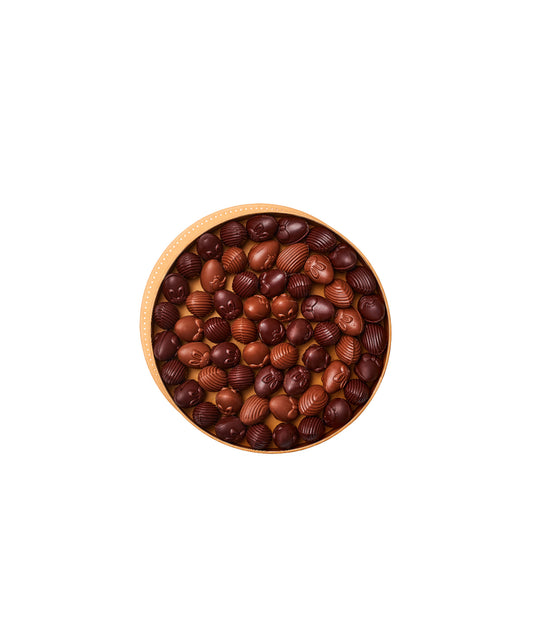 La boîte ronde d'oeufs praliné - 454g