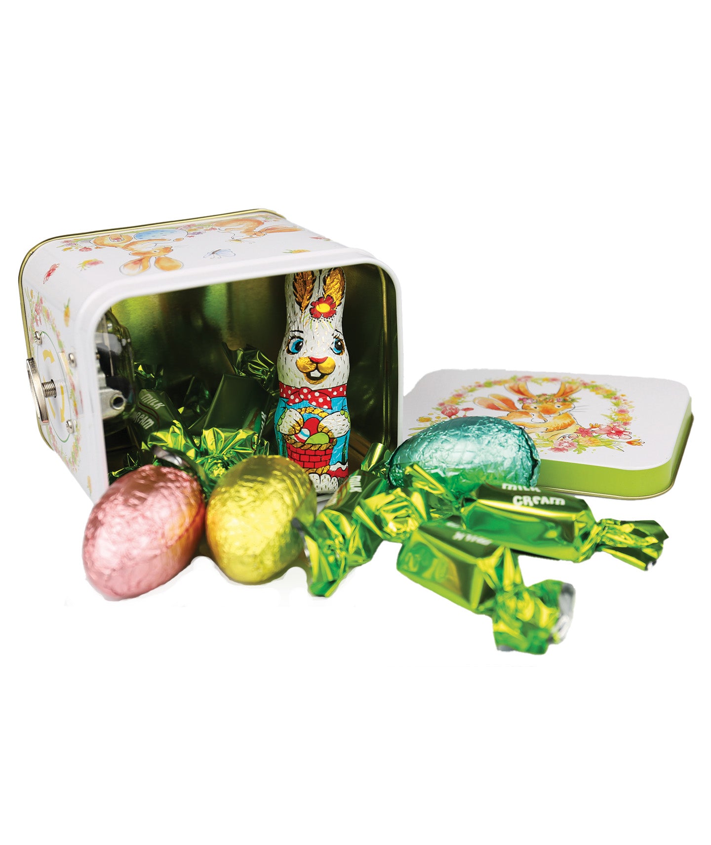 Boîte musique métallique chocolat - 138g
