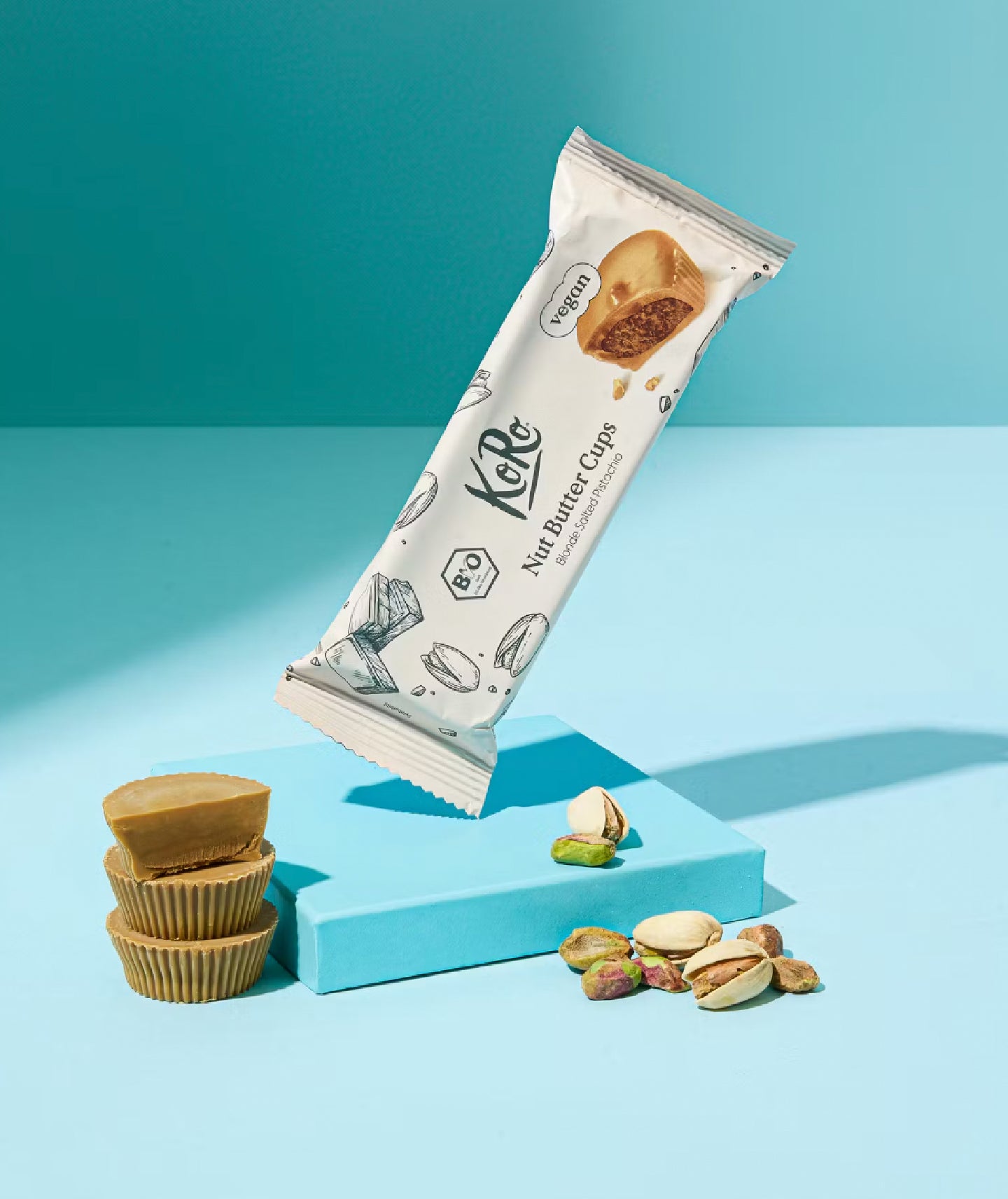 Nut Butter Cups pistaches salées chocolat blanc bio - 3 x 13 g
