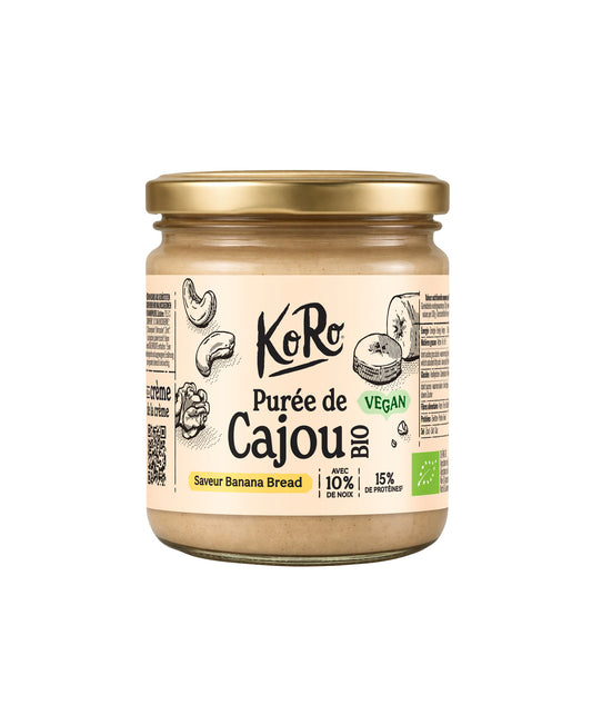 Beurre de cajou banana bread bio