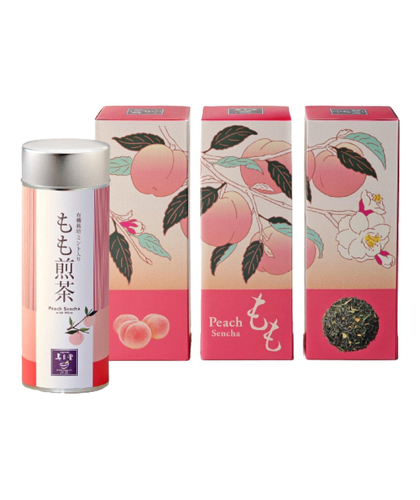 Coffret Boîte Sencha Pêche à la Menthe