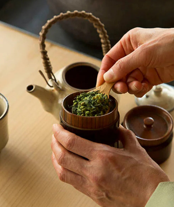 Boîte Genmaicha au Matcha Bio