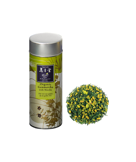 Boîte Genmaicha au Matcha Bio