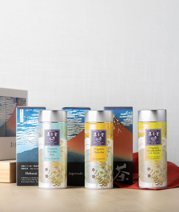 Coffret de thés triptyque Hokusai - Boîte vrac