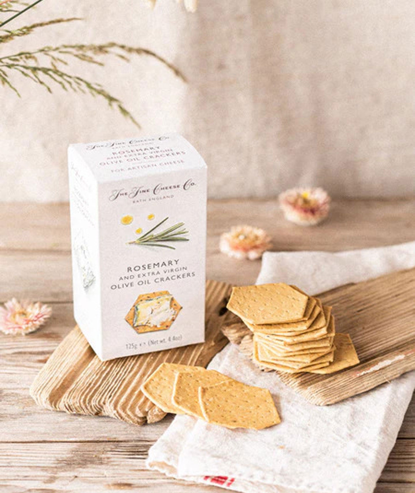 Crackers au romarin et huile d'olive extra vierge
