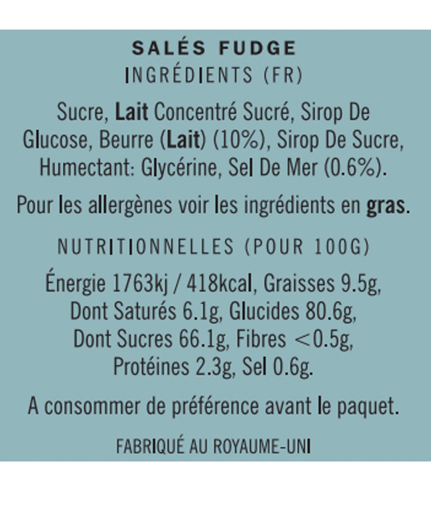 C&B - Fudge au caramel beurre salé