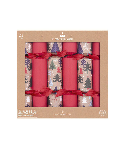 Crackers de Noël "Christmas Forest" - 6 pièces