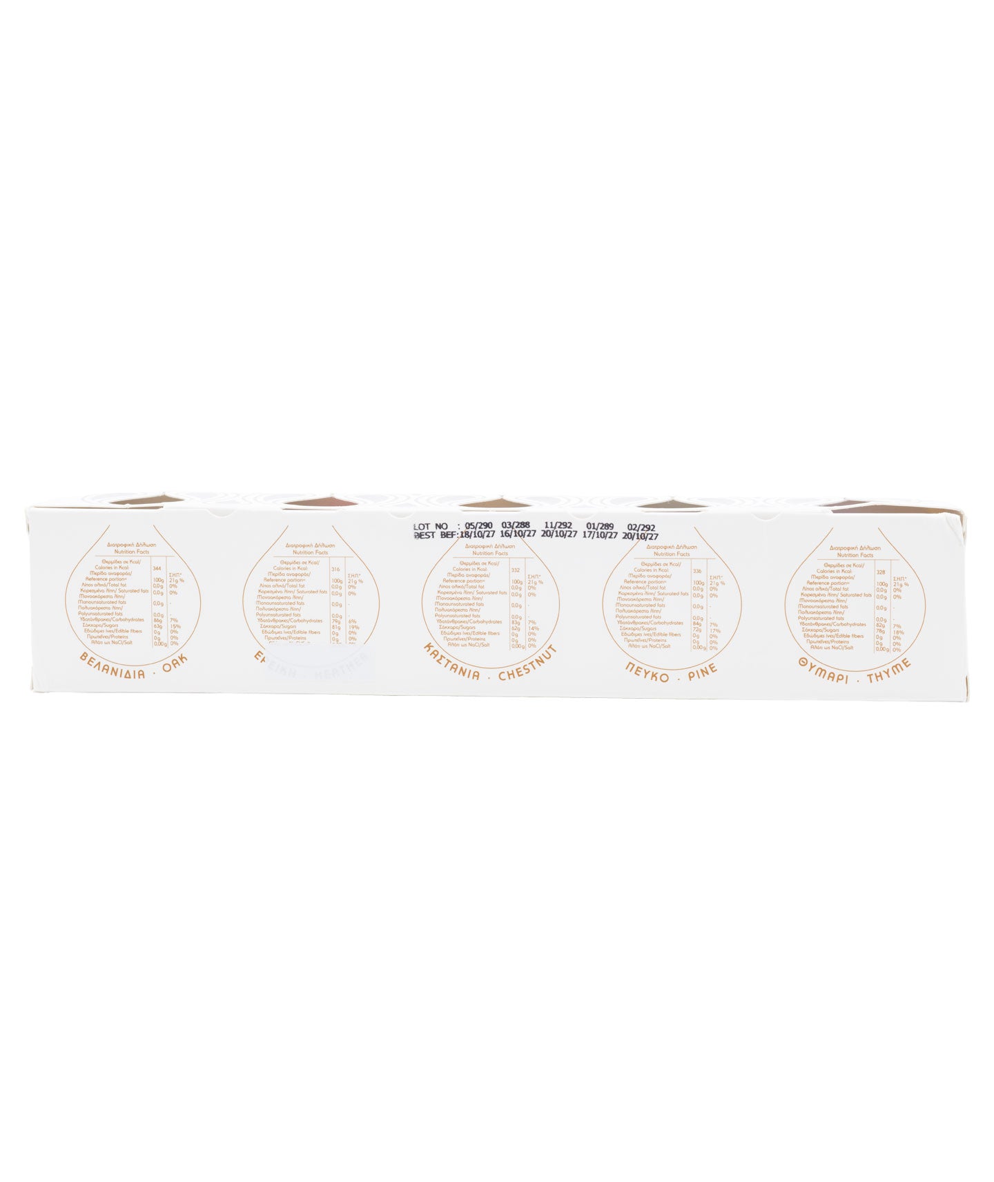 Coffret miels Mouriki 3 saveurs