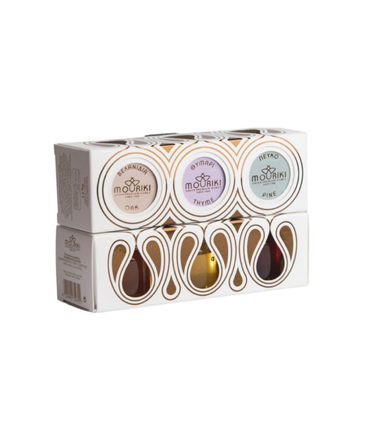 Coffret miels Mouriki 3 saveurs