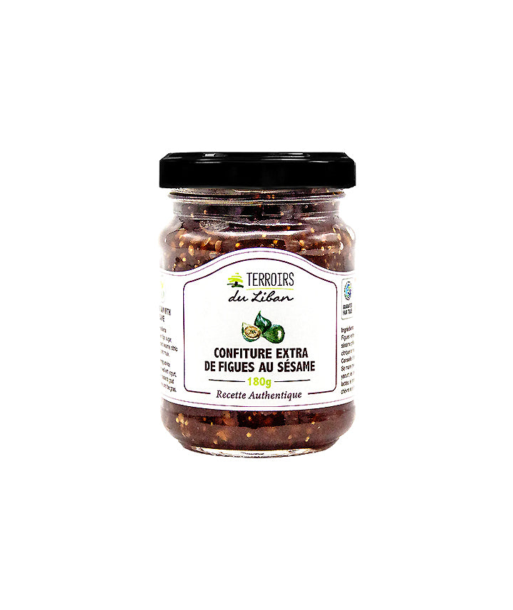 Confiture de figues au sésame