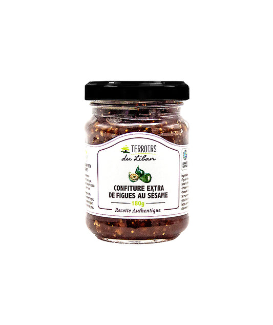 Confiture de figues au sésame