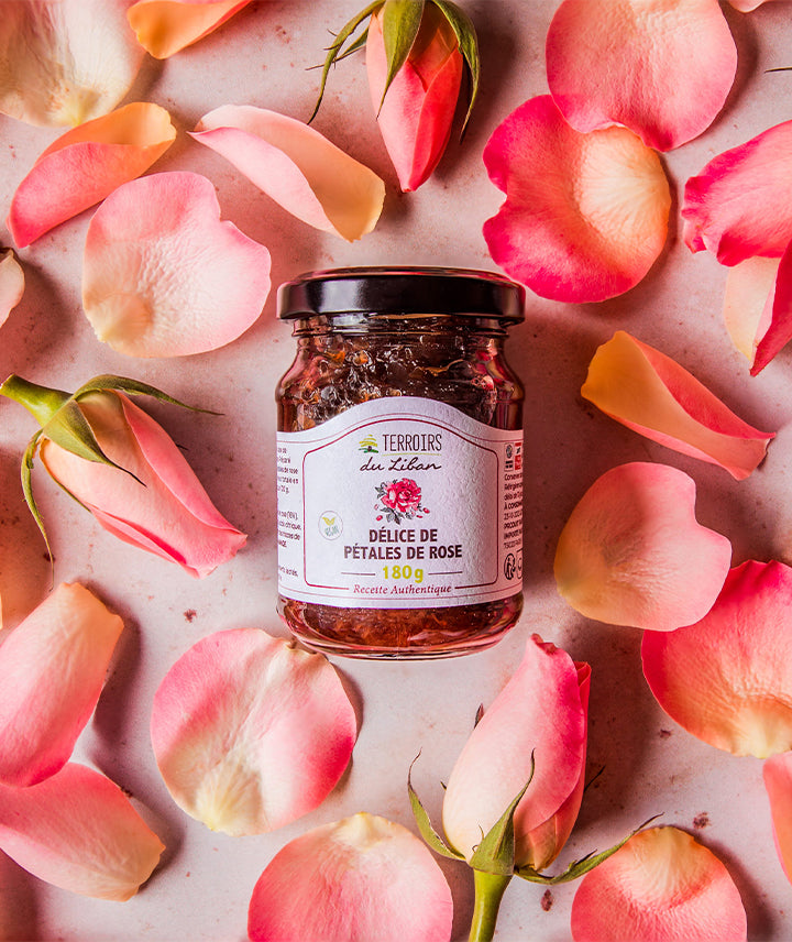Confiture de pétales de rose