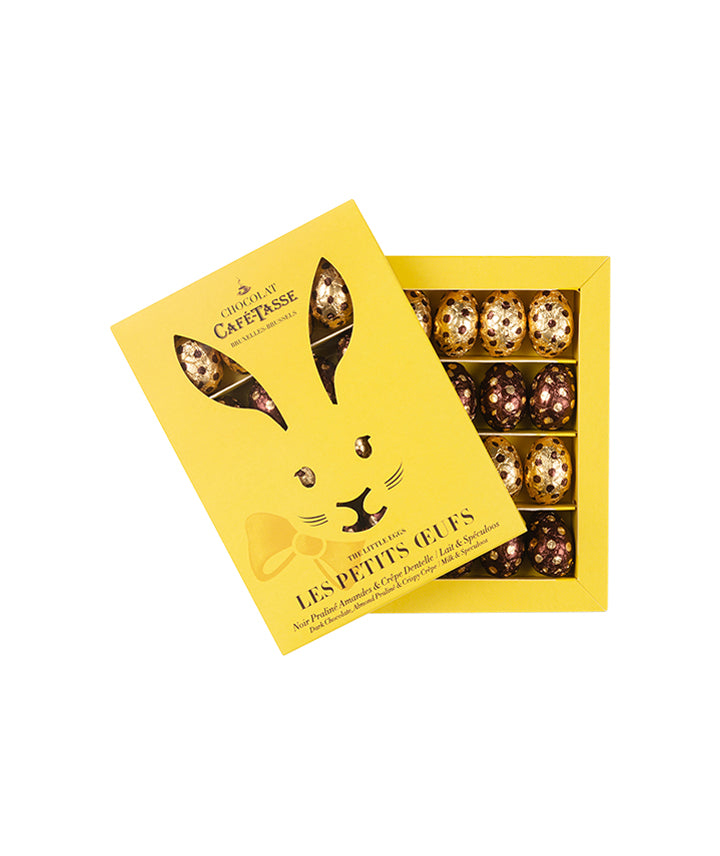 Boîte lapin 16 œufs assortis