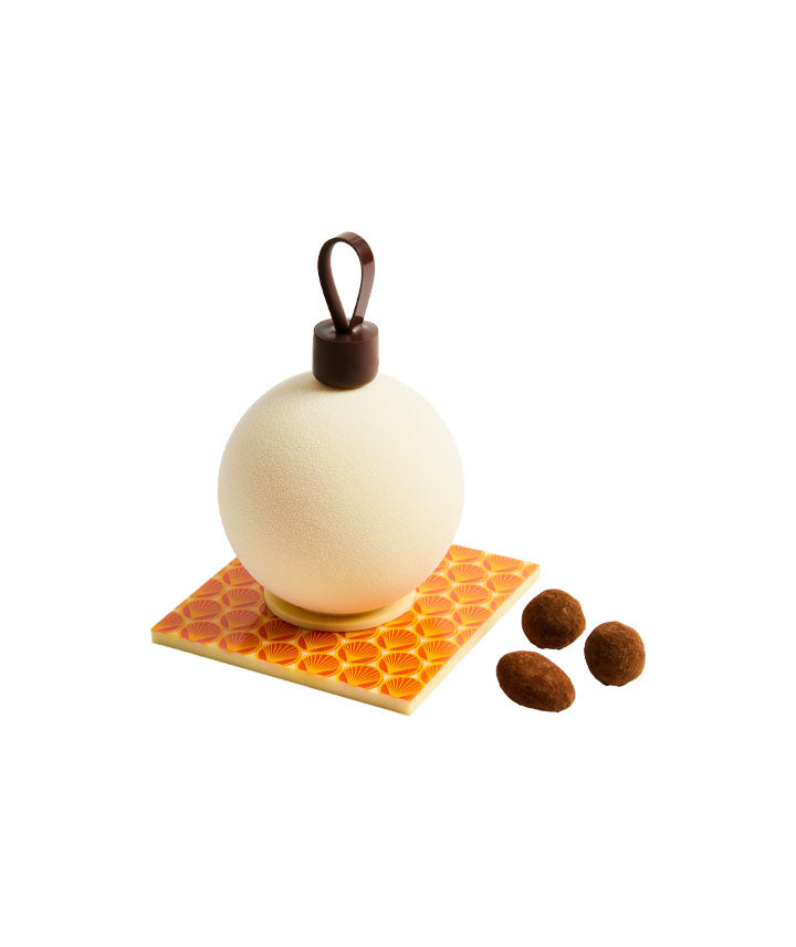 Boule de Noël chocolat blanc - Exclusivité Galeries Lafayette