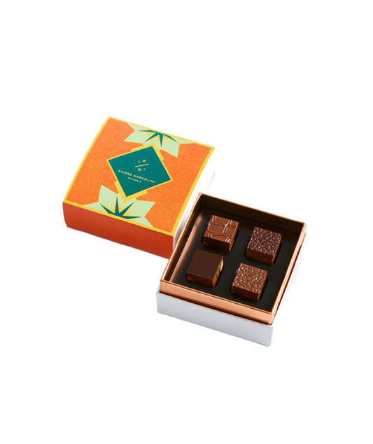 Coffret de 4 pralinés de Noël