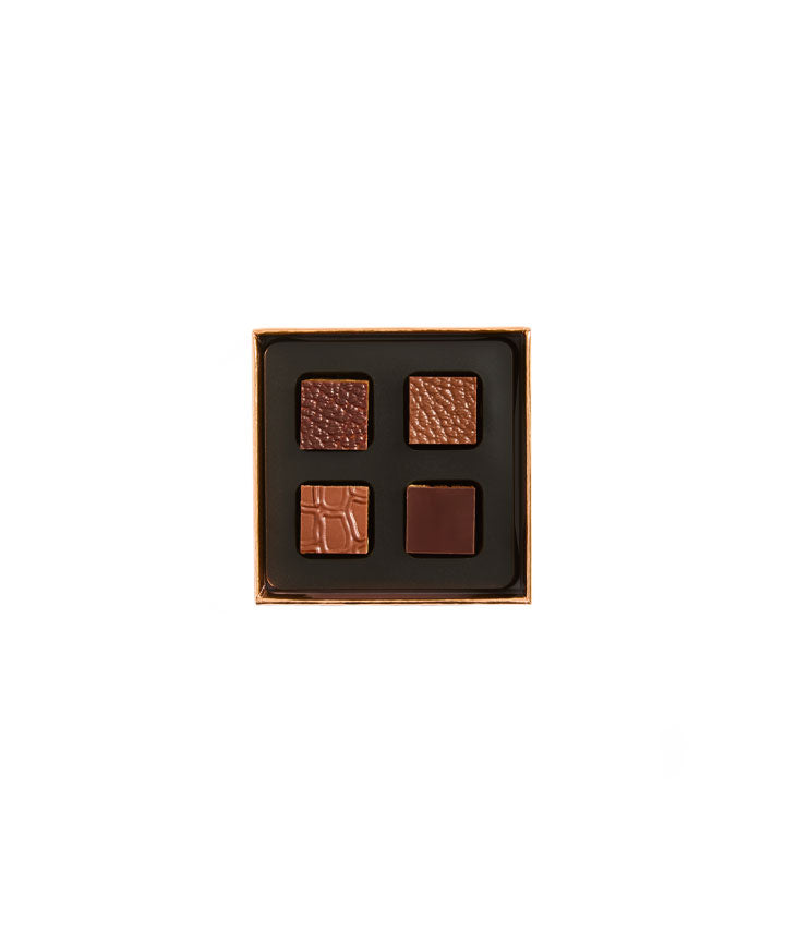 Coffret de 4 pralinés de Noël
