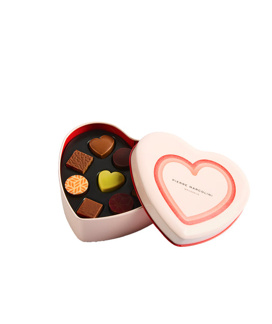 Coffret cœur 9 chocolats