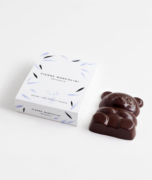 Panda en guimauve - Chocolat Noir