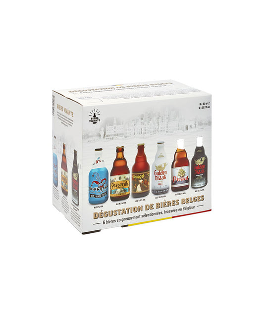 Coffret dégustation Bières Belges - 6x33 cl