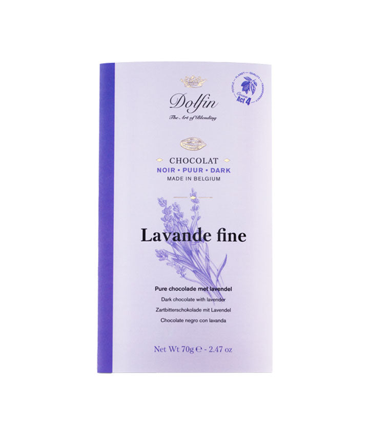 Tablette chocolat noir 60% lavande fine