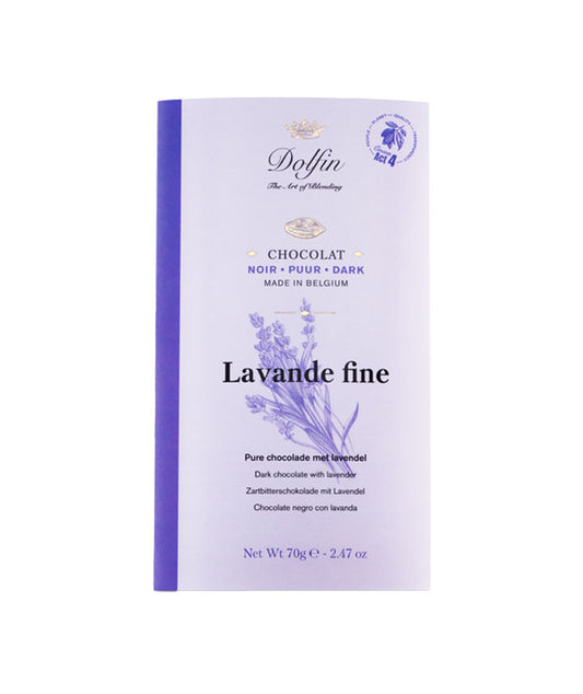 Tablette chocolat noir 60% lavande fine