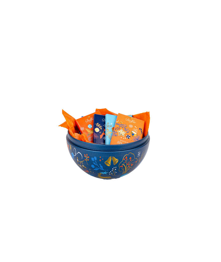 Boule de Noël - 5 saveurs de chocolat noir