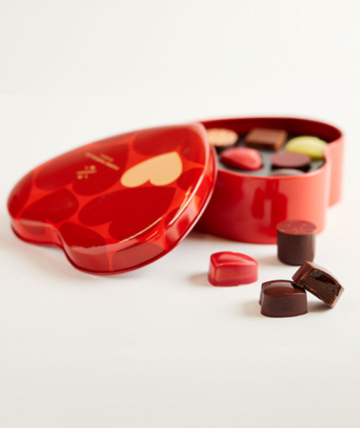 Coffret cœur 9 chocolats