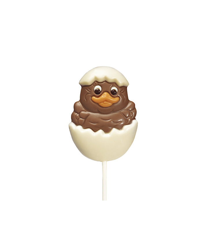 Sucette poussin en chocolat au lait - Samantha