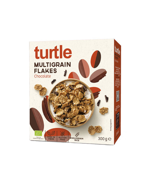 Flocons multi-céréales au chocolat noir sans gluten bio