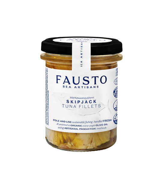 Filets de thon Skipjack à l’huile d’olive bio