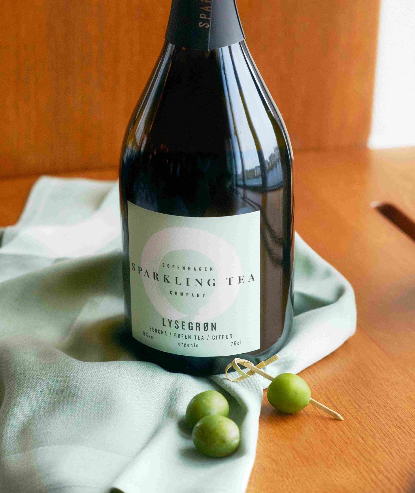 Thé pétillant au Sencha - Lysegrøn
