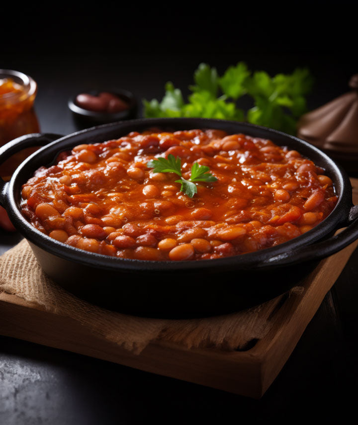 Haricots blancs sauce barbecue