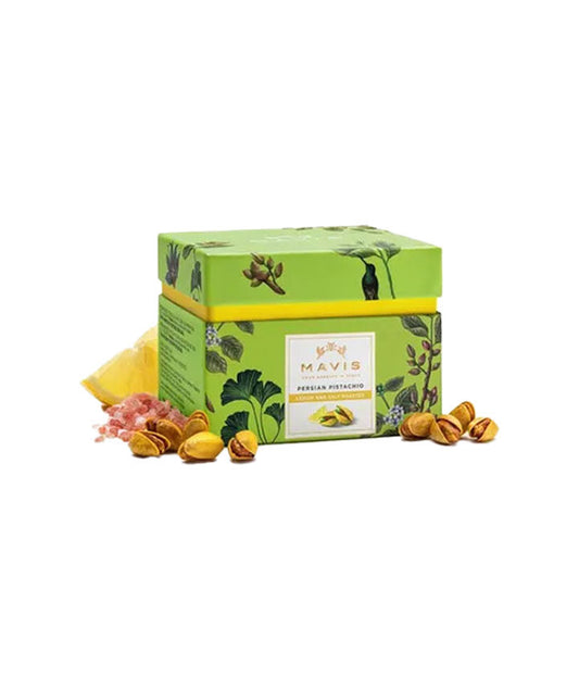 Pistaches Grillées au Citron et à la Fleur de Sel - Boîte 100 g