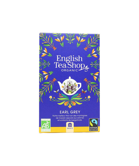 Thé noir Earl grey bio - 20 sachets