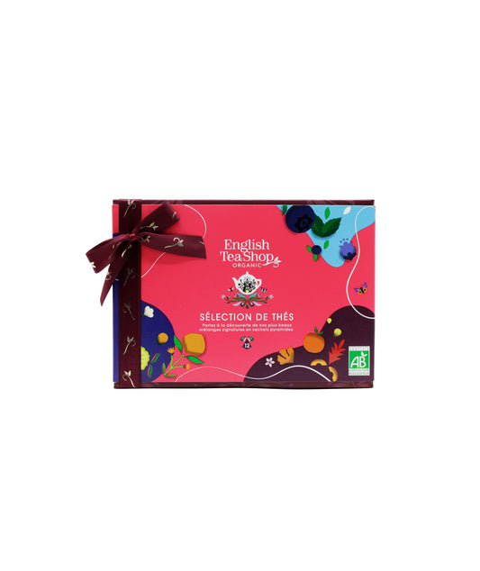 Coffret Prismes sélection de thés bio - 12 sachets