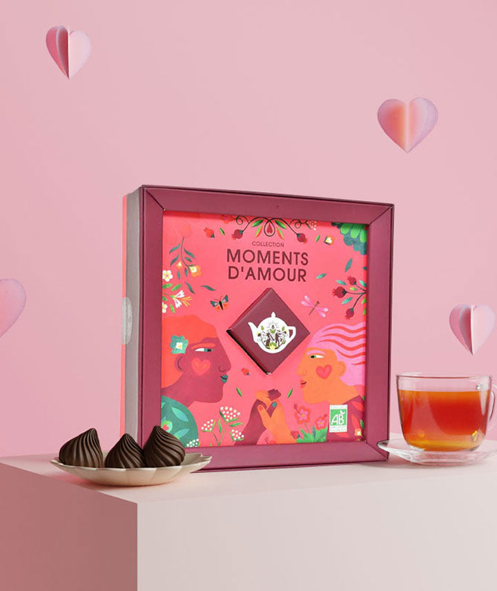 Coffret "Moments d'Amour" bio - 32 sachets