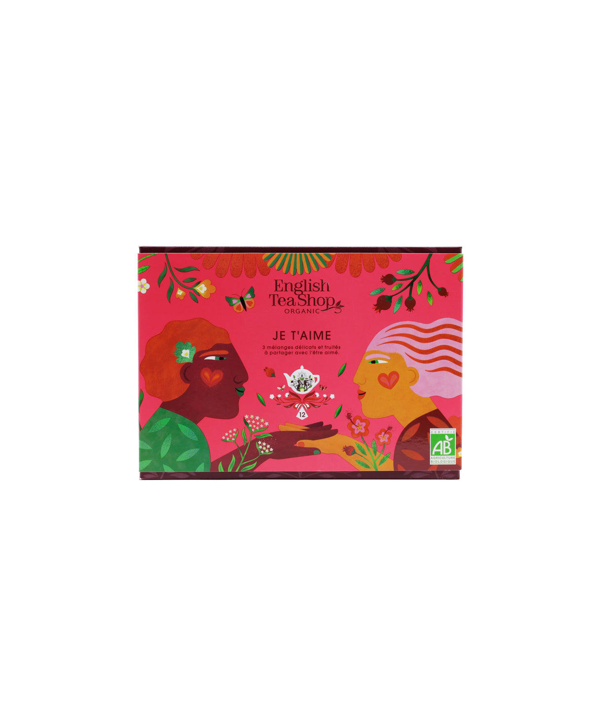Coffret Prismes "Je t'aime" bio - 12 sachets