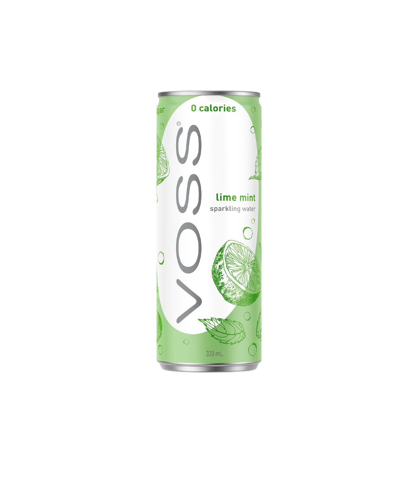 Canette Voss - Eau gazeuse citron menthe