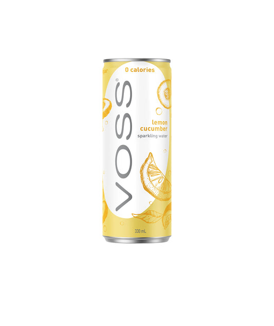 Canette Voss - Eau gazeuse citron concombre
