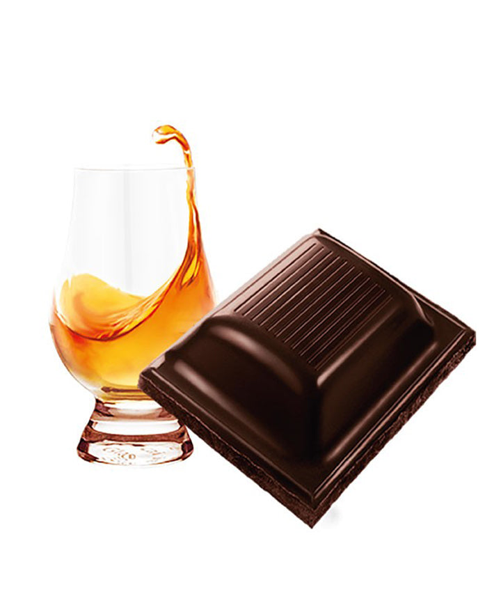 Tablette au chocolat noir et liqueur de Whisky d’Ecosse